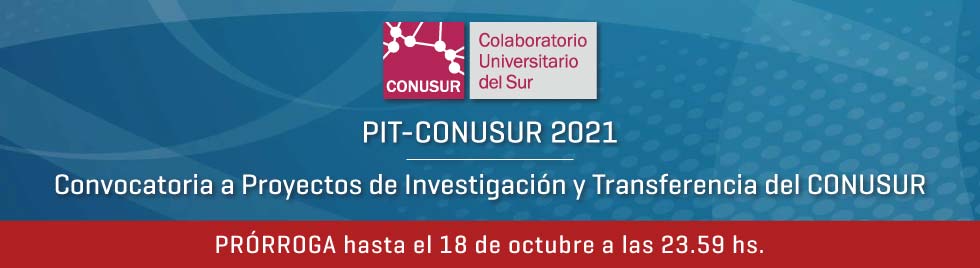 Convocatoria a Proyectos de Investigación y Transferencia del COLABORATORIO UNIVERSITARIO DE CIENCIAS, ARTES, TECNOLOGÍA, INNOVACIÓN Y SABERES DEL SUR (CONUSUR)